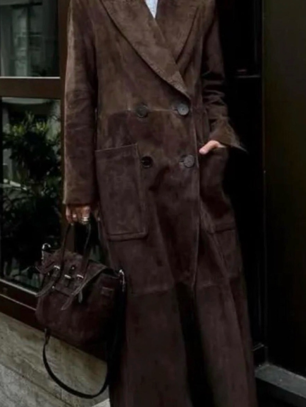 🔥Vintage 🔥GUESS 🔥FULL 🔥LENGTH 🔥LEATHER COAT 🔥Year 2006